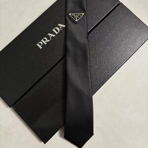 Prada Elegant Black Tie for Men